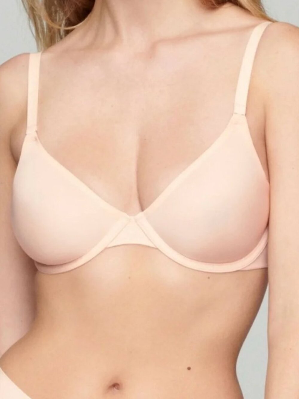 Cuup Women's The Triangle Micro Underwire Bra Beige 36B